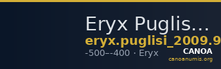 Eryx Puglisi 2009 91 — CANOA