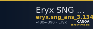 Eryx SNG ANS 1347 — CANOA