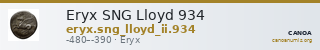 Eryx SNG Lloyd 934 — CANOA