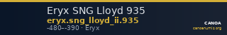Eryx SNG Lloyd 935 — CANOA