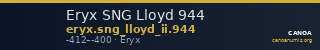 Eryx SNG Lloyd 944 — CANOA