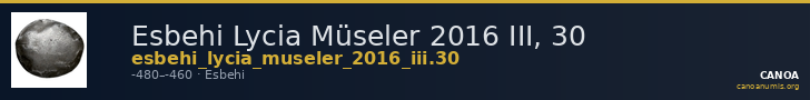 Esbehi Lycia Müseler 2016 III, 30 — CANOA