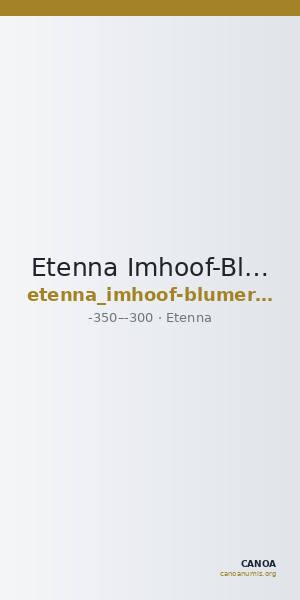 Etenna Imhoof-Blumer 1878 p. 135, no. 12 — CANOA