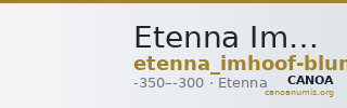 Etenna Imhoof-Blumer 1878 p. 135, no. 12 — CANOA