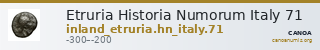 Etruria Historia Numorum Italy 71 — CANOA