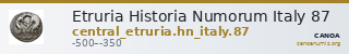 Etruria Historia Numorum Italy 87 — CANOA