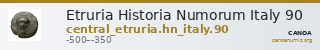 Etruria Historia Numorum Italy 90 — CANOA