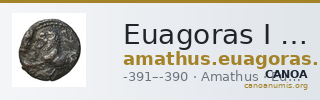 Euagoras I Amathus BMC Amathus 7-8 — CANOA