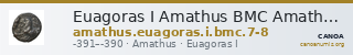 Euagoras I Amathus BMC Amathus 7-8 — CANOA