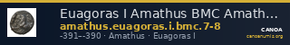 Euagoras I Amathus BMC Amathus 7-8 — CANOA