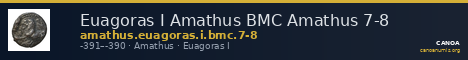 Euagoras I Amathus BMC Amathus 7-8 — CANOA