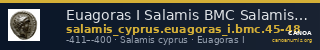Euagoras I Salamis BMC Salamis 45-48 — CANOA