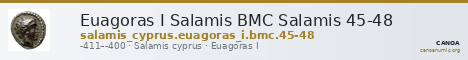 Euagoras I Salamis BMC Salamis 45-48 — CANOA