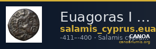 Euagoras I Salamis BMC Salamis 49 — CANOA