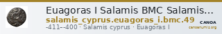 Euagoras I Salamis BMC Salamis 49 — CANOA