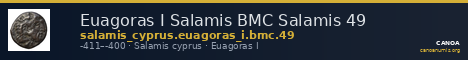 Euagoras I Salamis BMC Salamis 49 — CANOA