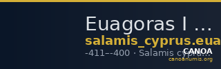 Euagoras I Salamis BMC Salamis 50 — CANOA