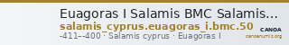 Euagoras I Salamis BMC Salamis 50 — CANOA