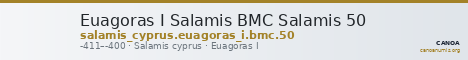 Euagoras I Salamis BMC Salamis 50 — CANOA