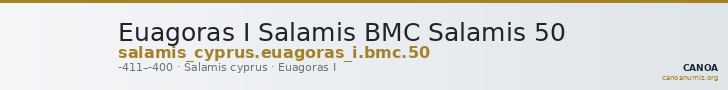 Euagoras I Salamis BMC Salamis 50 — CANOA