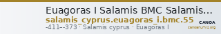 Euagoras I Salamis BMC Salamis 55 — CANOA