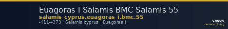 Euagoras I Salamis BMC Salamis 55 — CANOA