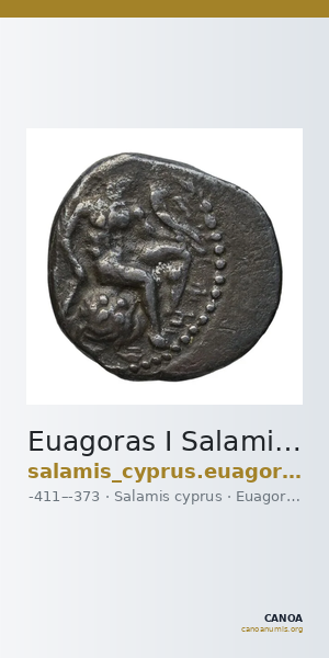 Euagoras I Salamis BMC Salamis 56-60 — CANOA