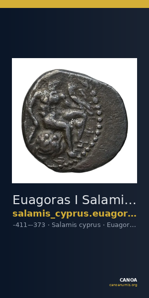 Euagoras I Salamis BMC Salamis 56-60 — CANOA