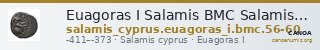 Euagoras I Salamis BMC Salamis 56-60 — CANOA