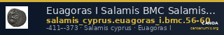 Euagoras I Salamis BMC Salamis 56-60 — CANOA