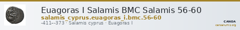 Euagoras I Salamis BMC Salamis 56-60 — CANOA