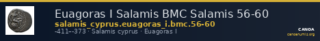 Euagoras I Salamis BMC Salamis 56-60 — CANOA