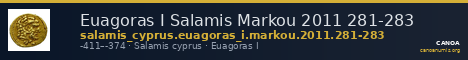 Euagoras I Salamis Markou 2011 281-283 — CANOA