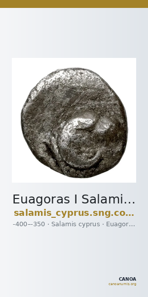 Euagoras I Salamis SNG Copenhagen Salamis 39-41 — CANOA