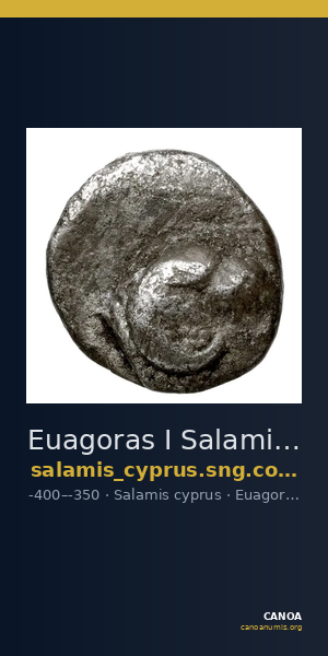 Euagoras I Salamis SNG Copenhagen Salamis 39-41 — CANOA