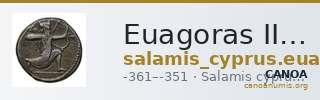 Euagoras II of Salamis Salamis Babelon 1893 620-626 — CANOA