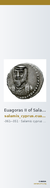 Euagoras II of Salamis Salamis Babelon 1893 624-626 — CANOA