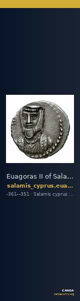 Euagoras II of Salamis Salamis Babelon 1893 624-626 — CANOA