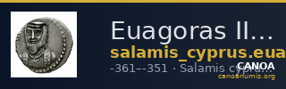 Euagoras II of Salamis Salamis Babelon 1893 624-626 — CANOA