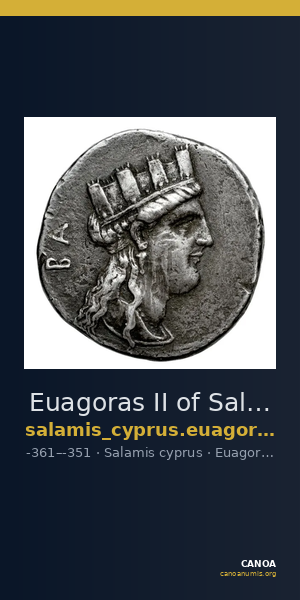 Euagoras II of Salamis Salamis BMC Salamis 66-67 — CANOA