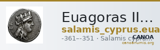 Euagoras II of Salamis Salamis BMC Salamis 66-67 — CANOA