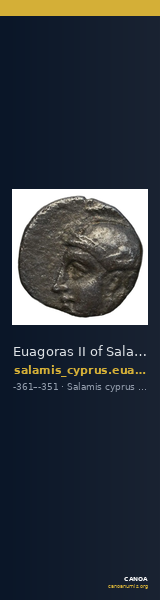 Euagoras II of Salamis Salamis BMC Salamis 68 — CANOA