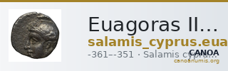 Euagoras II of Salamis Salamis BMC Salamis 68 — CANOA