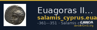 Euagoras II of Salamis Salamis BMC Salamis 68 — CANOA