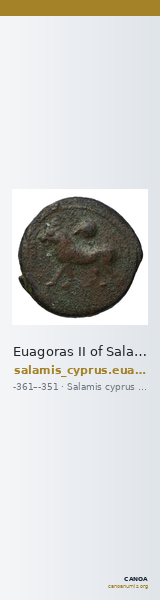 Euagoras II of Salamis Salamis BMC Salamis 69-73 — CANOA