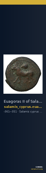 Euagoras II of Salamis Salamis BMC Salamis 69-73 — CANOA