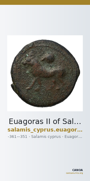 Euagoras II of Salamis Salamis BMC Salamis 69-73 — CANOA