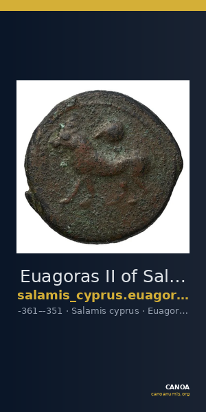 Euagoras II of Salamis Salamis BMC Salamis 69-73 — CANOA