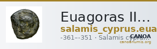 Euagoras II of Salamis Salamis BMC Salamis 74 — CANOA