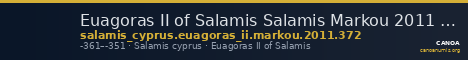 Euagoras II of Salamis Salamis Markou 2011 372 — CANOA
